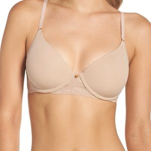 Natori Bliss Perfection Underwire Contour Bra in Color Raffia